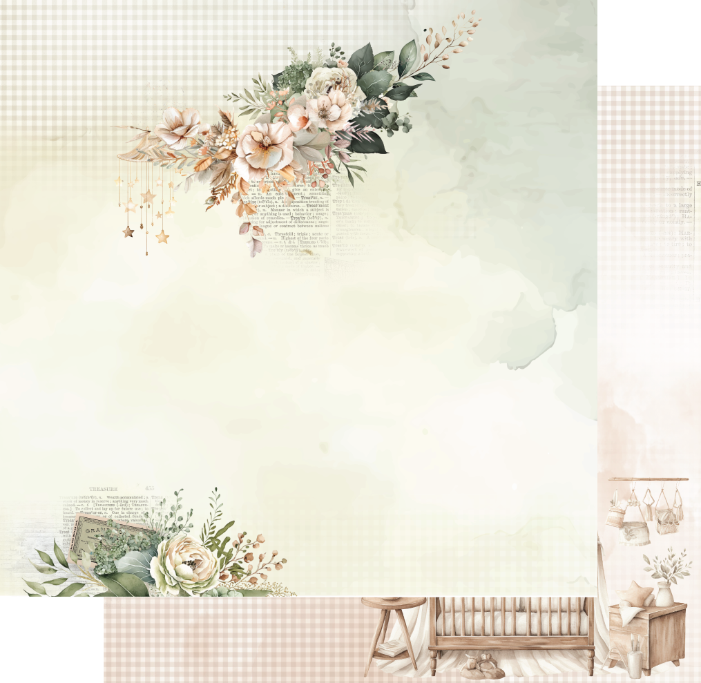 UNIQUELY CREATIVE HELLO DARLING 12X12 SWEETNESS