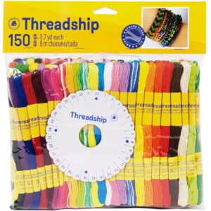 THREADSHIP 150 SKEINS EMBROIDERY THREAD