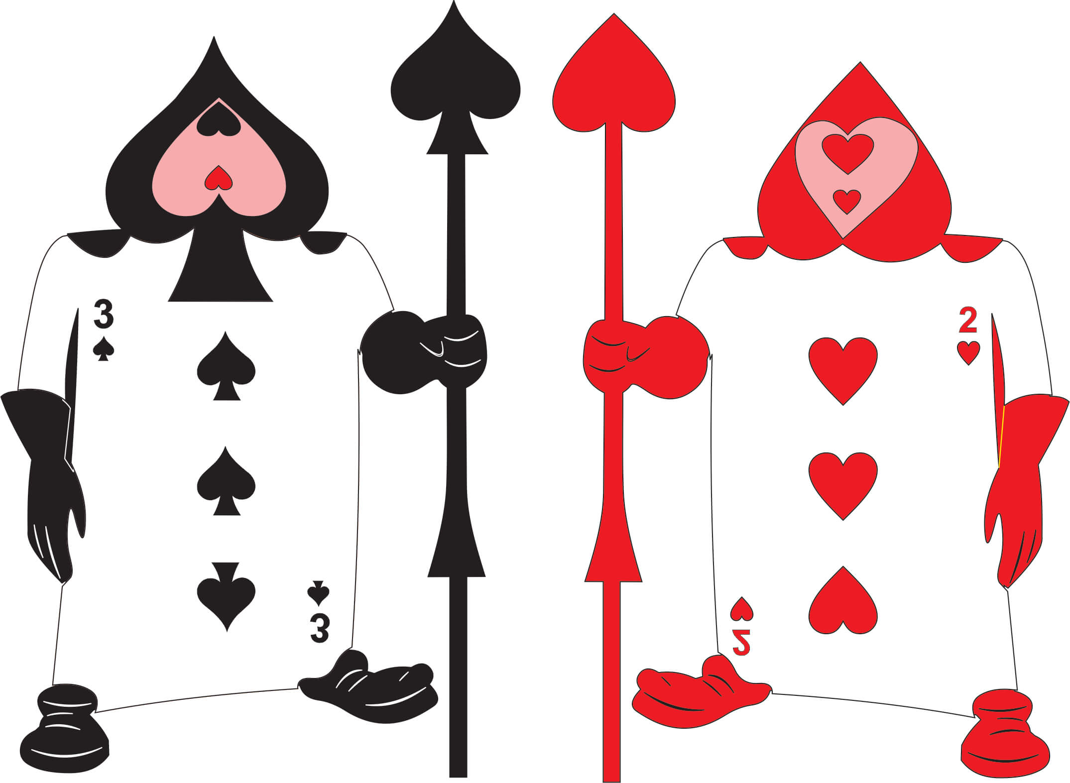Petticoat Parlor Card Soldiers