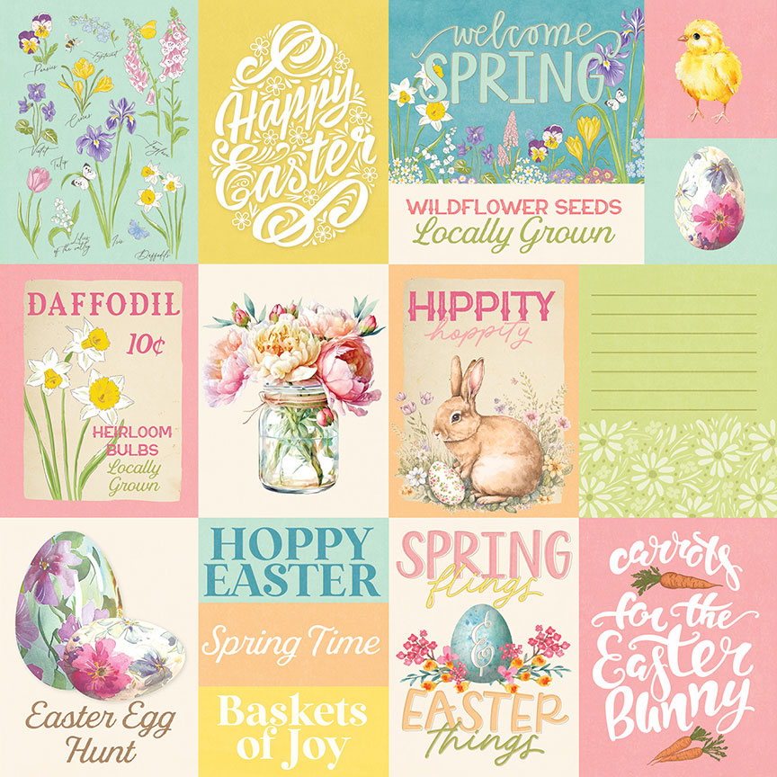 Photo Play Easter Sunday 12X12 Hoppy Easter