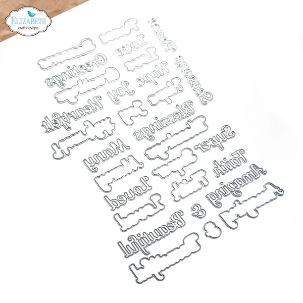 ELIZABETH CRAFTS DIE EVERYDAY WORDS 4