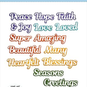 ELIZABETH CRAFTS DIE EVERYDAY WORDS 4