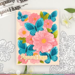 Waffle Flower Die Butterfly Blossom Texture