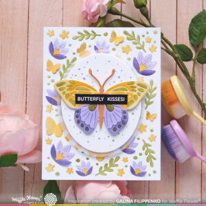 Waffle Flower Die Crocus Flutter