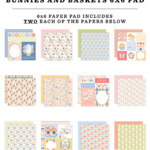 Echo Park Bunnies & Baskets 6X6 Paper Pad