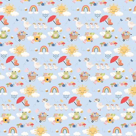 Echo Park Blossoms & Bees Girl 12X12 Springtime Friends