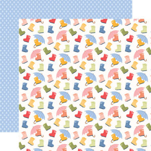 Echo Park Blossoms & Bees Girl 12X12 Rainy Day Essentials