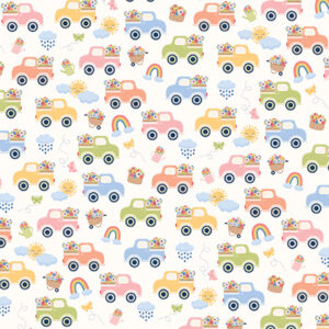 Echo Park Blossoms & Bees Girl 12X12 Spring Day Trucks