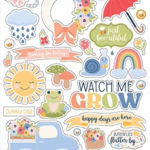 Echo Park Blossoms & Bees Chipboard Accents