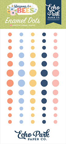 Echo Park Blossoms & Bees Enamel Dots