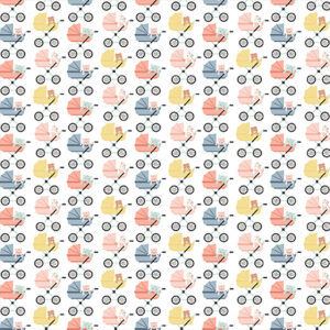 Echo Park Baby On Board Girl 12X12 3X4 Journaling Cards