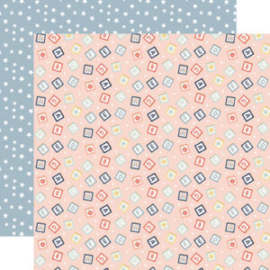 Echo Park Baby On Board Girl 12X12 Cute Abc Blocks