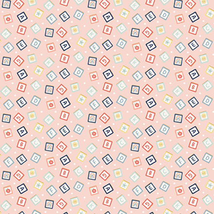 Echo Park Baby On Board Girl 12X12 Cute Abc Blocks