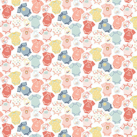 Echo Park Baby On Board Girl 12X12 It's A Girl Outfits