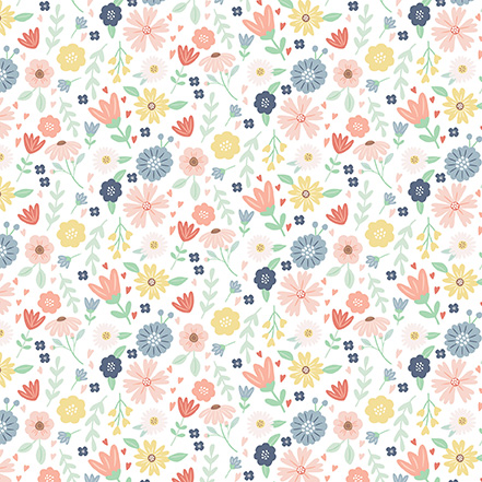 Echo Park Baby On Board Girl 12X12 Sweet Baby Blossoms