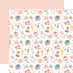 Echo Park Baby On Board Girl 12X12 It's A Girl Essentials