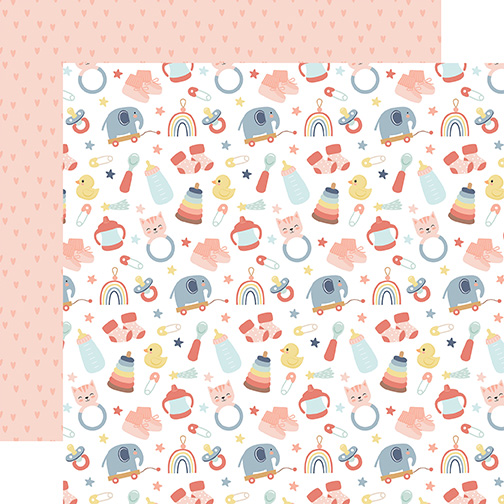 Echo Park Baby On Board Girl 12X12 It's A Girl Essentials