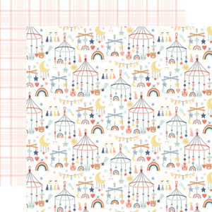 Echo Park Baby On Board Girl 12X12 Good Night Mobiles