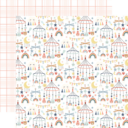 Echo Park Baby On Board Girl 12X12 Good Night Mobiles