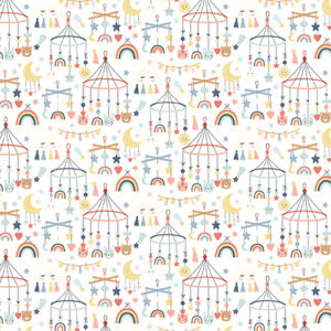 Echo Park Baby On Board Girl 12X12 Good Night Mobiles