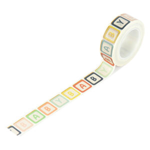 Echo Park Baby On Board Girl Baby Blocks Washi Tape