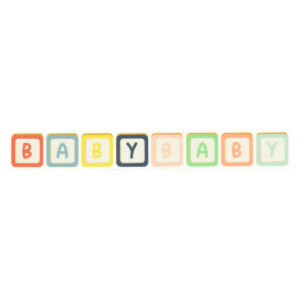 Echo Park Baby On Board Girl Baby Blocks Washi Tape