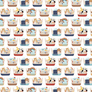 Echo Park Baby On Board Boy 12X12 Oh Baby Toy Baskets