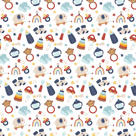 Echo Park Baby On Board Boy 12X12 It's A Boy Essentials