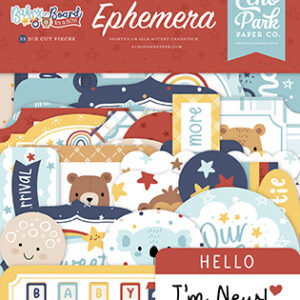 Echo Park Baby On Board Boy Ephemera