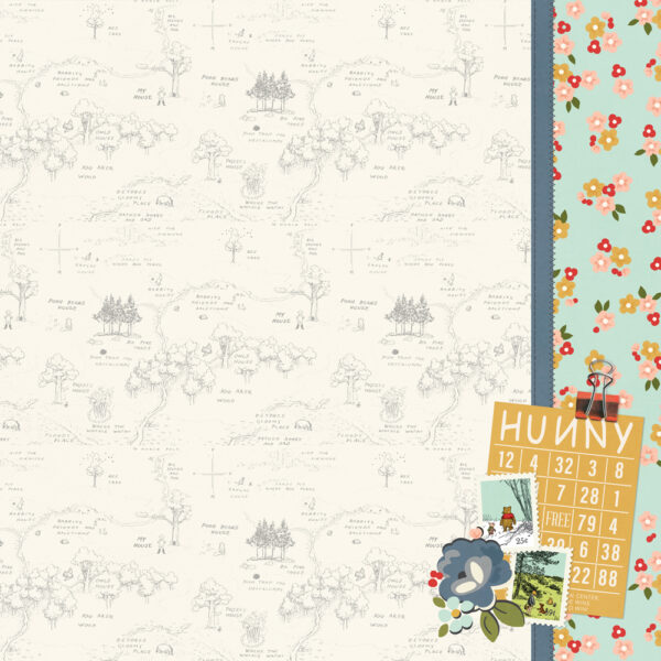 Simple Stories Say Cheese Classic Pooh 12X12 Sweet As Hunny