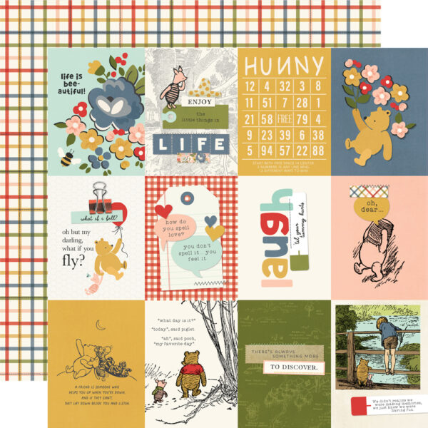 Simple Stories Say Cheese Classic Pooh 12X12 3X4 Elements