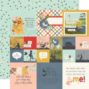 Simple Stories Say Cheese Classic Pooh 12X12 2X2/4X4 Elements
