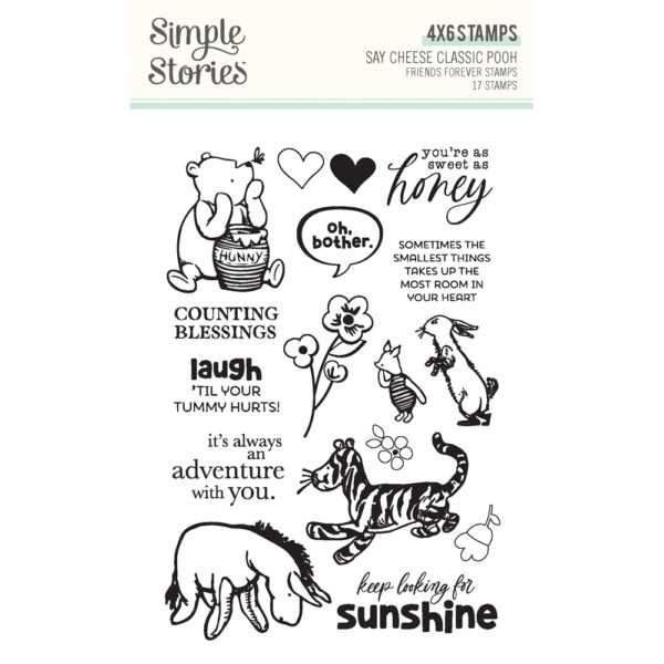 Simple Stories Say Cheese Classic Pooh Friends Forever Stamps
