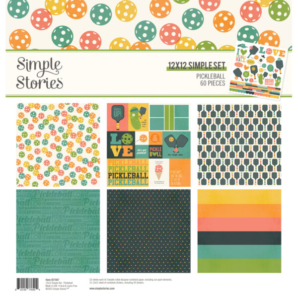 Simple Stories Pickleball Collection Kit Simple Stories Pickleball Collection Kit