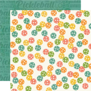 Simple Stories Pickleball 12X12 It's A Big Dill!