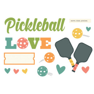 Simple Stories Pickleball Simple Pages Page Pieces