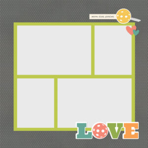Simple Stories Pickleball Simple Pages Page Pieces