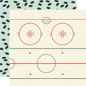 Simple Stories Hockey 12X12 Face Off
