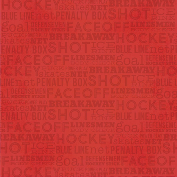 Simple Stories Hockey 12X12 Penalty Box