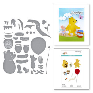 Spellbinders Pooh & Piglet Etched Dies From the Say Cheese Classic Pooh Collection in Collaboration With Simple Stories