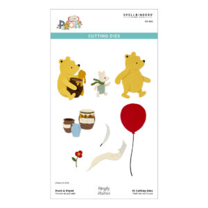 Spellbinders Pooh & Piglet Etched Dies From the Say Cheese Classic Pooh Collection in Collaboration With Simple Stories