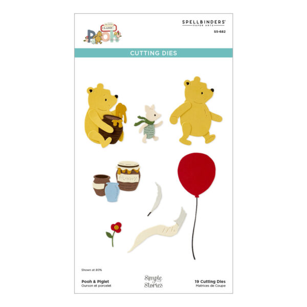 Spellbinders Pooh & Piglet Etched Dies From the Say Cheese Classic Pooh Collection in Collaboration With Simple Stories Spellbinders Pooh & Piglet Etched Dies From the Say Cheese Classic Pooh Collection in Collaboration With Simple Stories