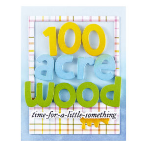 Spellbinders Pooh's Alphabet, Numbers & More Etched Dies From the Ssay Cheese Classic Pooh Collection in Collaboration With Simple Stories