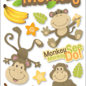 PAPER HOUSE 3D LITTLE MONKEY