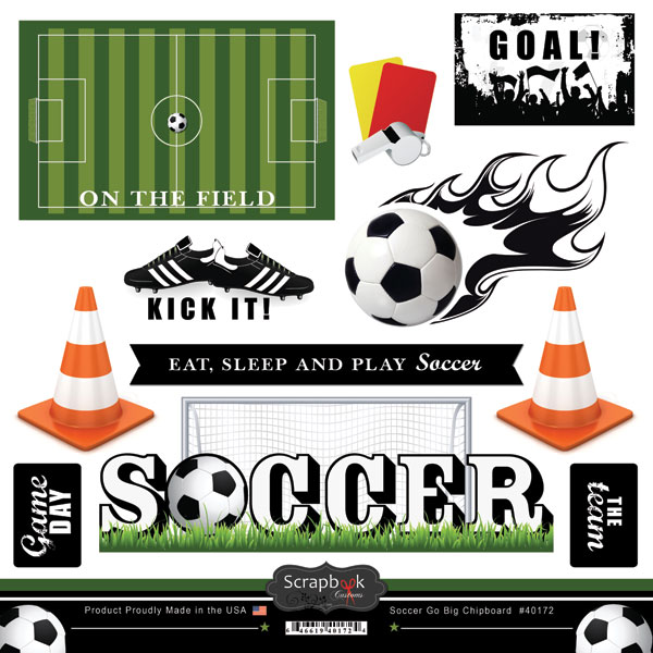 STAMPING STATION GO BIG CHIPBOARD SOCCER