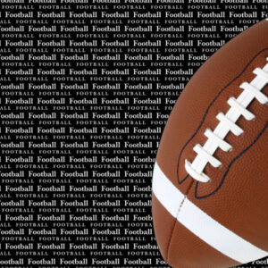 SCRAPBOOK CUSTOMS GO BIG 12X12 FOOTBALL LEFT