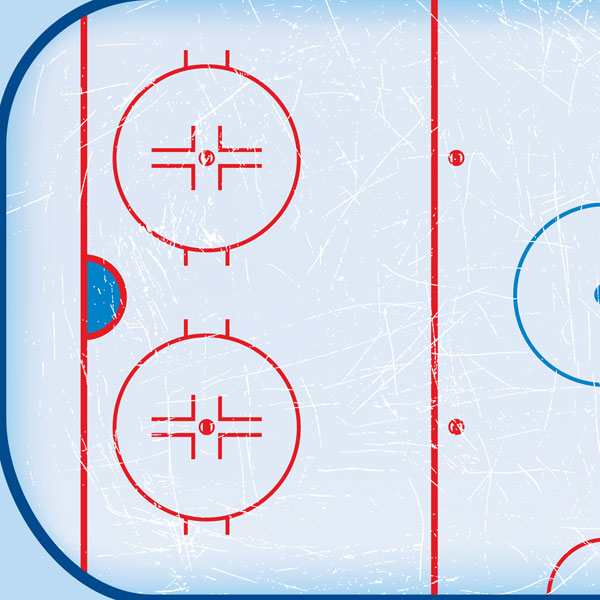 SCRAPBOOK CUSTOMS 12X12 HOCKEY RINK