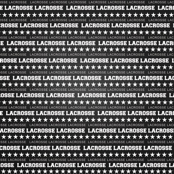 SCRAPBOOK CUSTOMS 12X12 CHALK SPORT LACROSSE