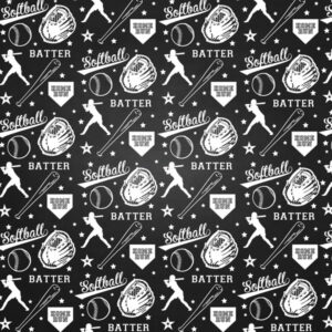 SCRAPBOOK CUSTOMS 12X12 LIFE SOFTBALL 2A