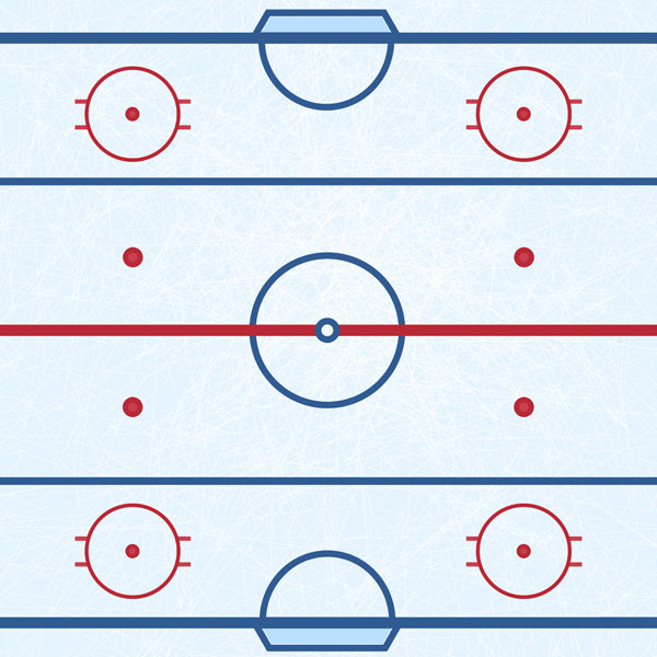 SCRAPBOOK CUSTOMS 12X12 LIFE HOCKEY 5A